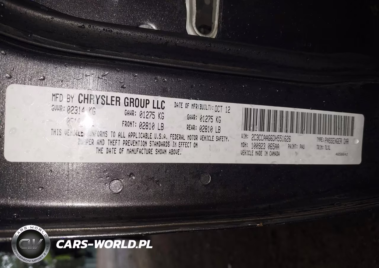 2013 Chrysler 300 Motown VIN:2C3CCAAG6DH551626 - 9