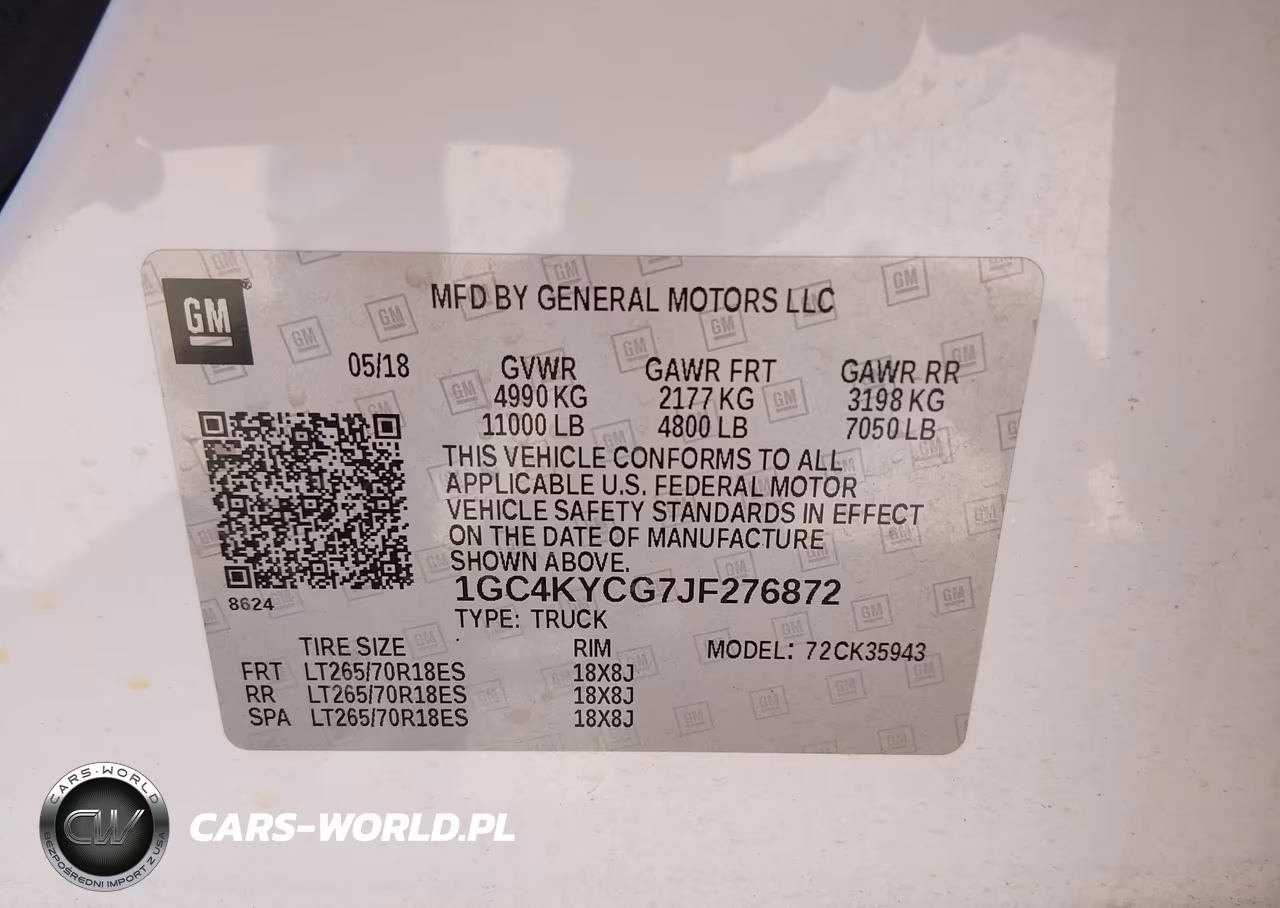 2018 Chevrolet Silverado 3500Hd Wt VIN:1GC4KYCG7JF276872 - 9