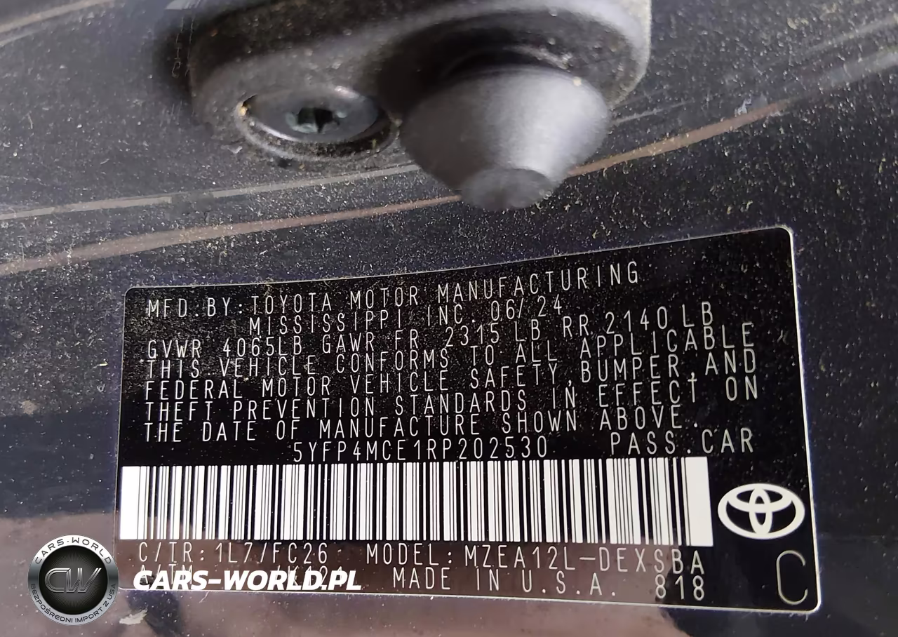 2024 Toyota Corolla Se VIN:5YFP4MCE1RP202530 - 9