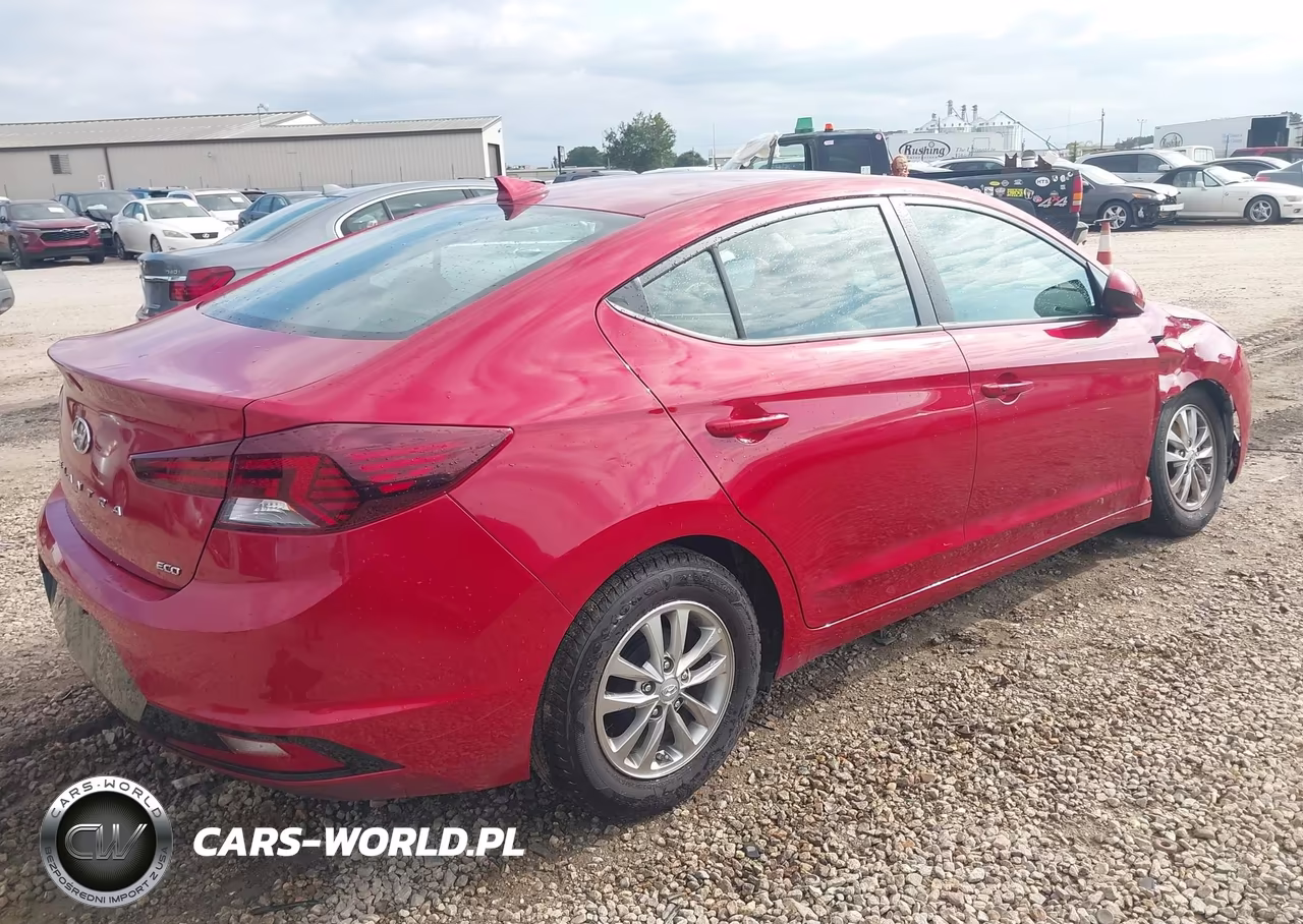 2019 Hyundai Elantra Eco VIN:5NPD94LA9KH414578 - 4
