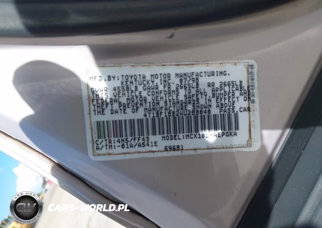 1998 Toyota Avalon Xls VIN:4T1BF18B2WU288040 - 9