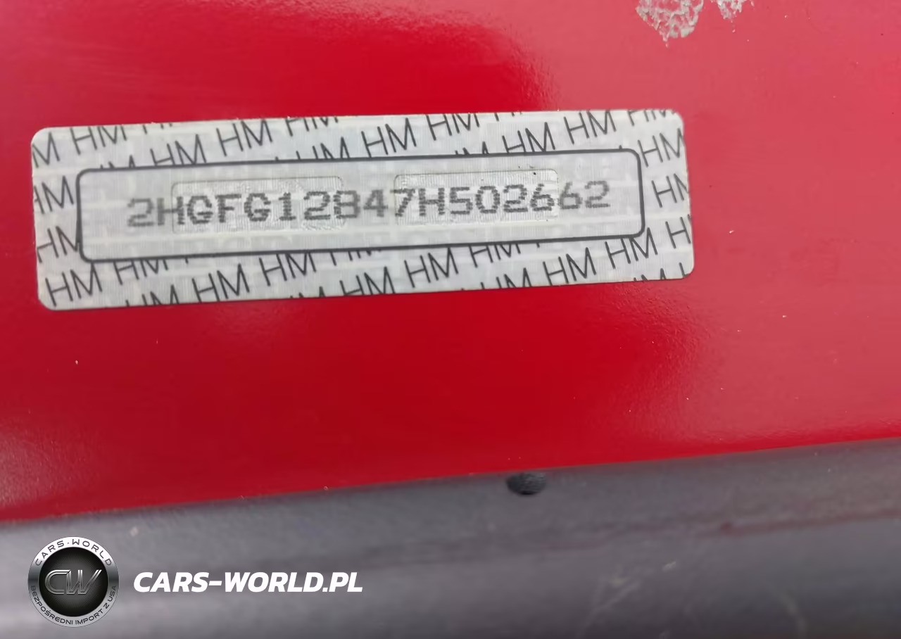2007 Honda Civic Ex VIN:2HGFG12847H502662 - 9
