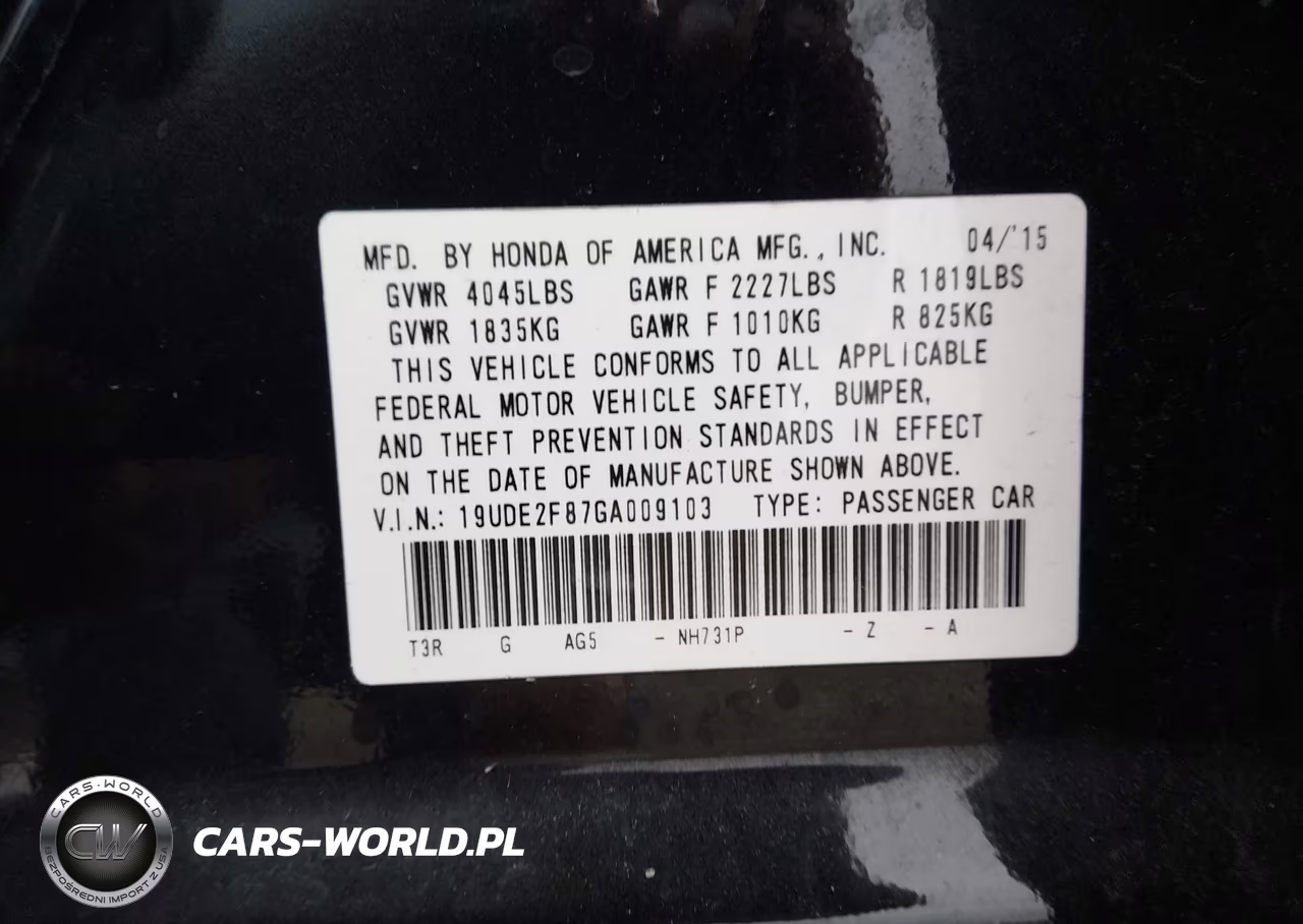 2016 Acura Ilx Premium A-Spec Packages-Technology Plus A-Spec Packages VIN:19UDE2F87GA009103 - 9