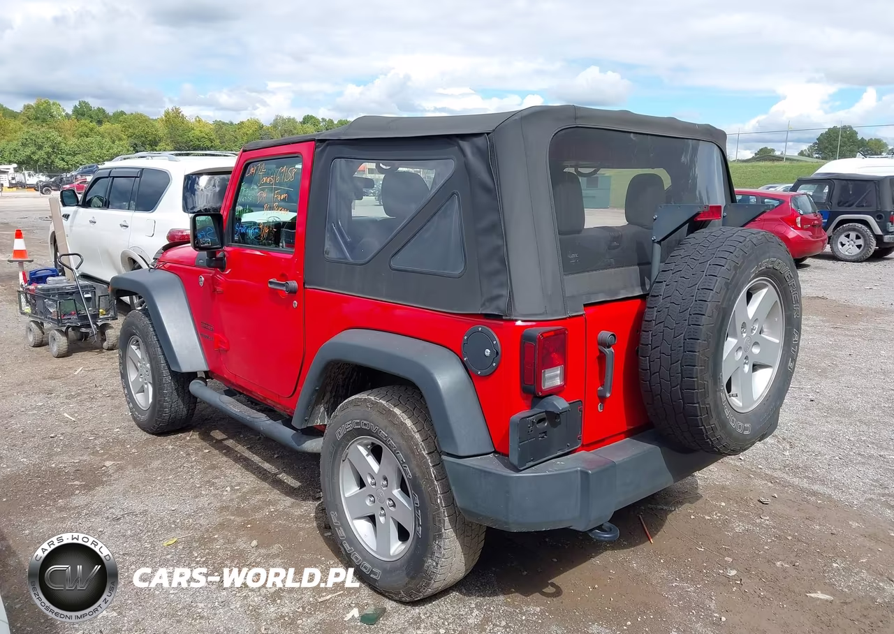 2017 Jeep Wrangler Sport 4X4 VIN:1C4AJWAG1HL547174 - 3