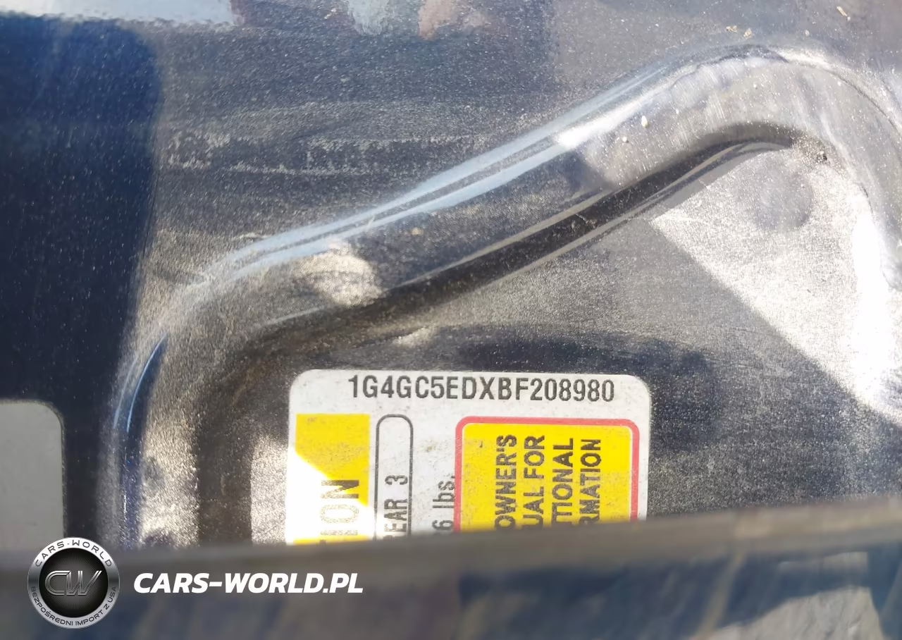 2011 Buick Lacrosse Cxl VIN:1G4GC5EDXBF208980 - 9