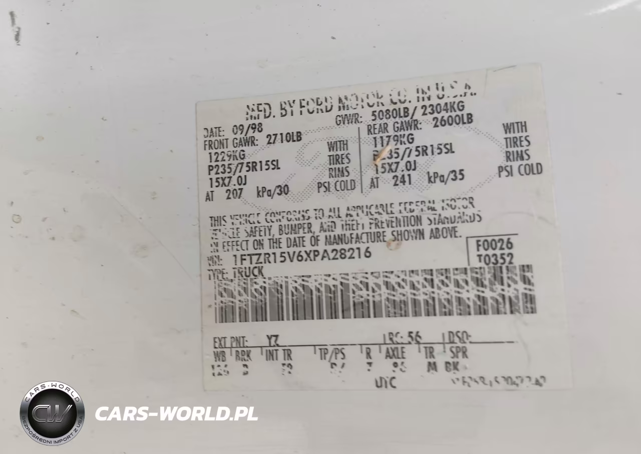 1999 Ford Ranger Xl-Xlt VIN:1FTZR15V6XPA28216 - 9