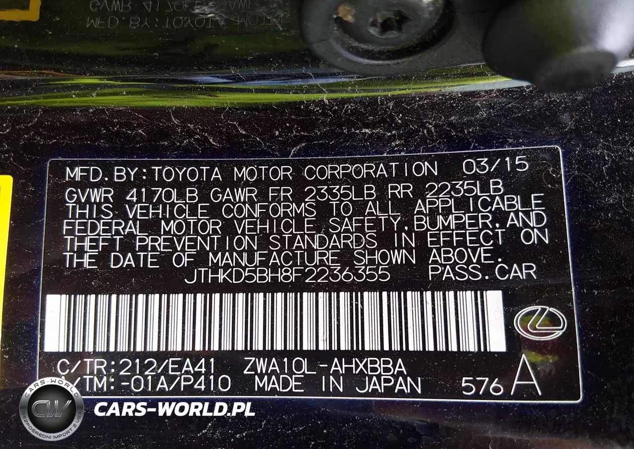 2015 Lexus Ct 200H VIN:JTHKD5BH8F2236355 - 9