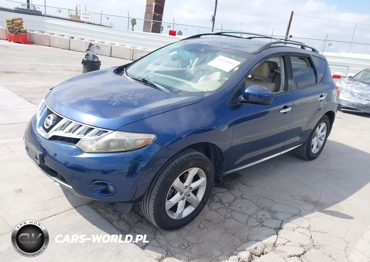 2010 Nissan Murano Sl VIN:JN8AZ1MU1AW015798 - 2