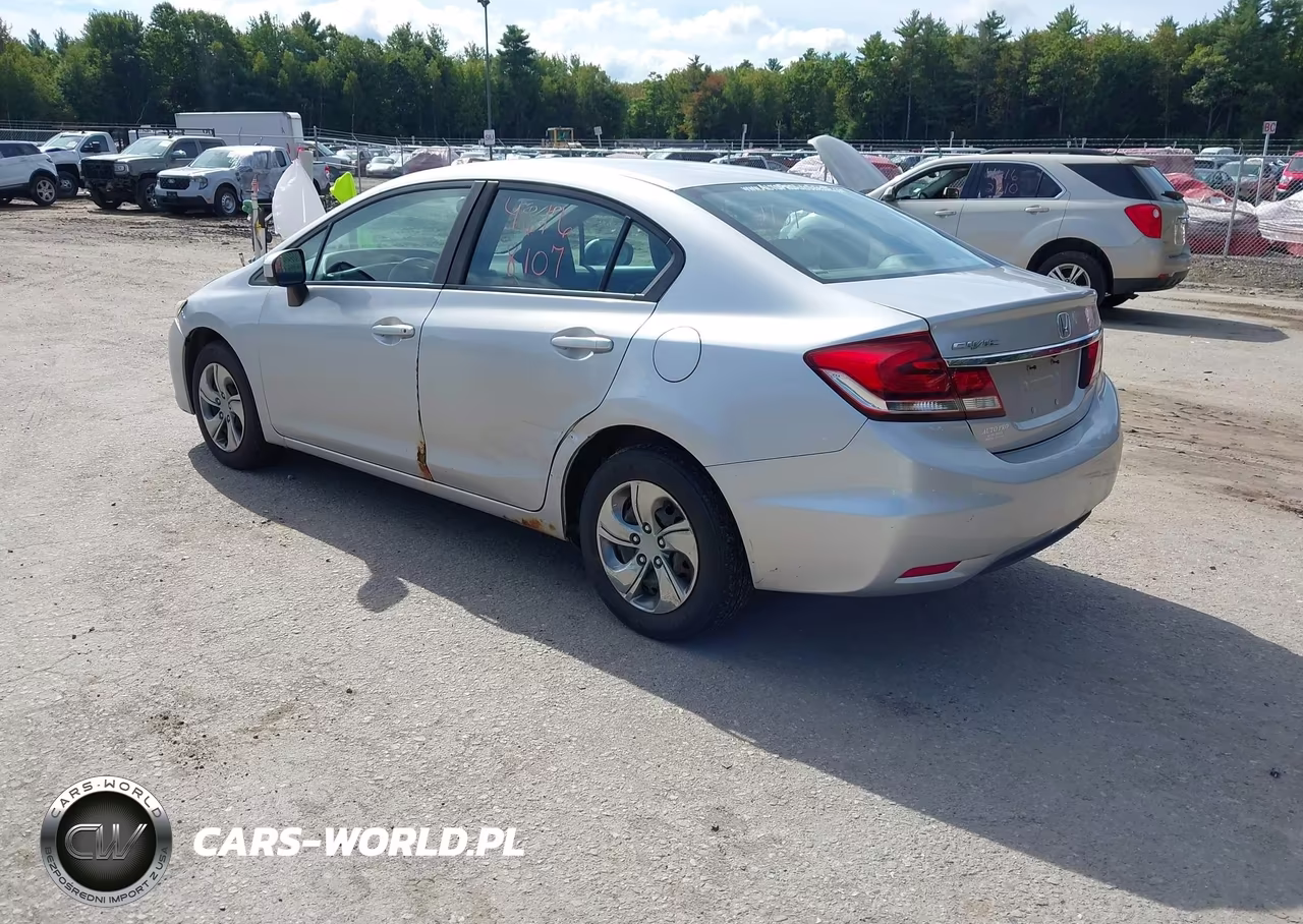 2015 Honda Civic Lx VIN:19XFB2F50FE044132 - 3