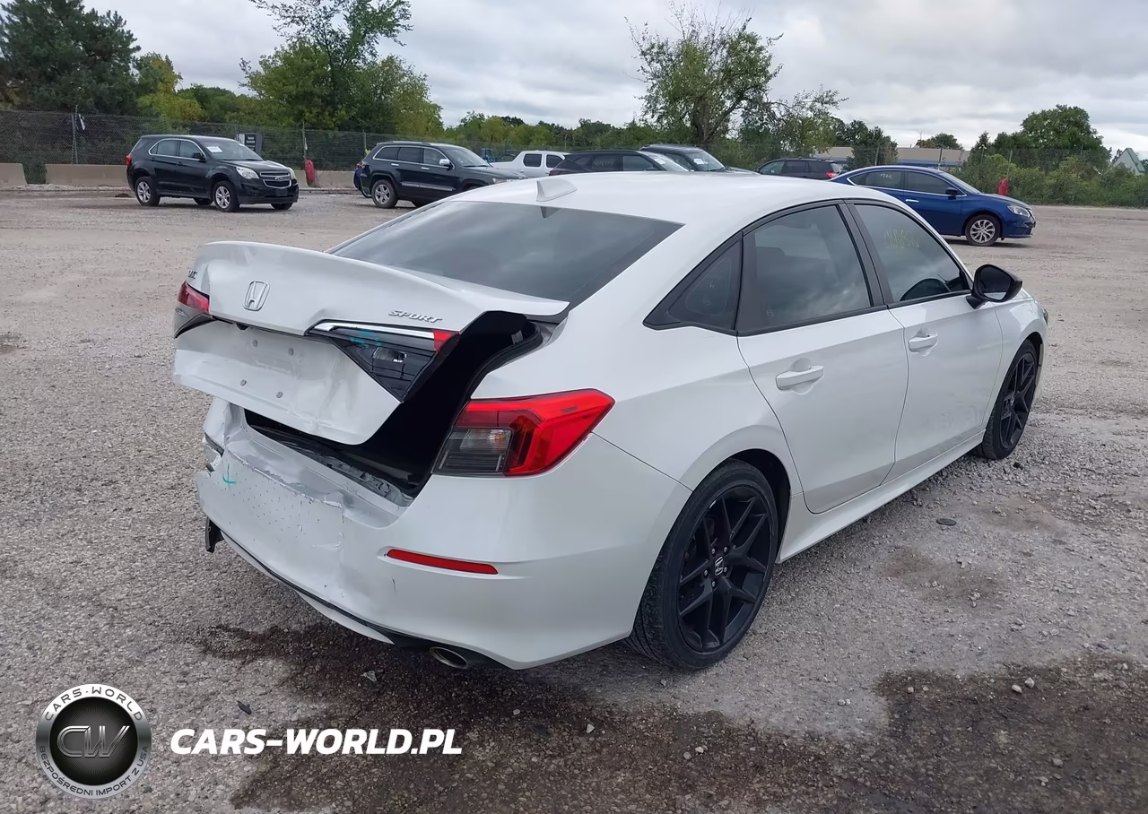 2022 Honda Civic Sport VIN:2HGFE2F54NH554561 - 4