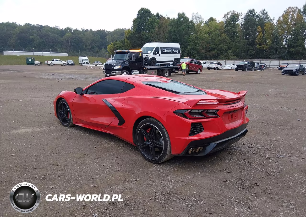 2020 Chevrolet Corvette Stingray Rwd 2Lt VIN:1G1Y72D41L5119232 - 3