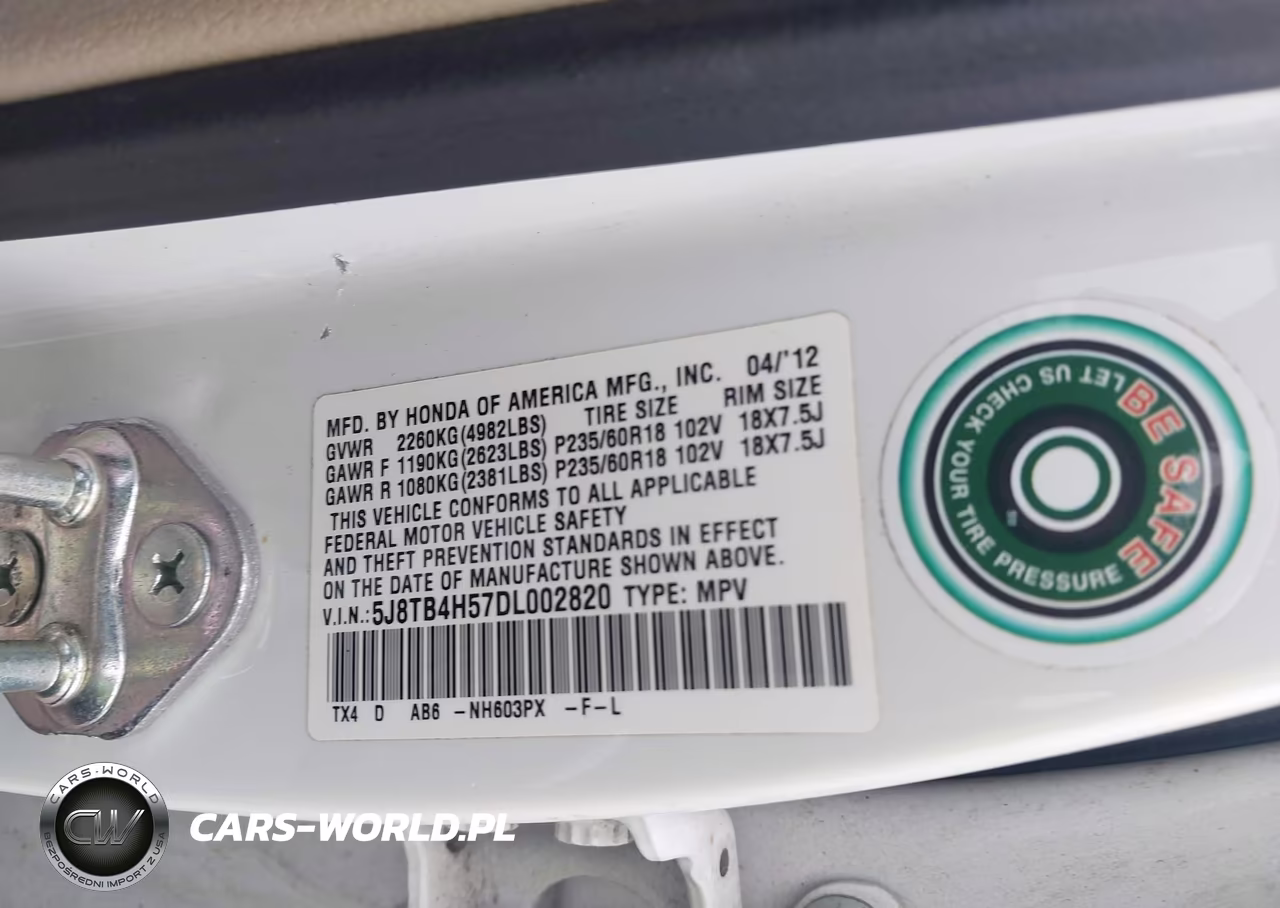 2013 Acura Rdx VIN:5J8TB4H57DL002820 - 9