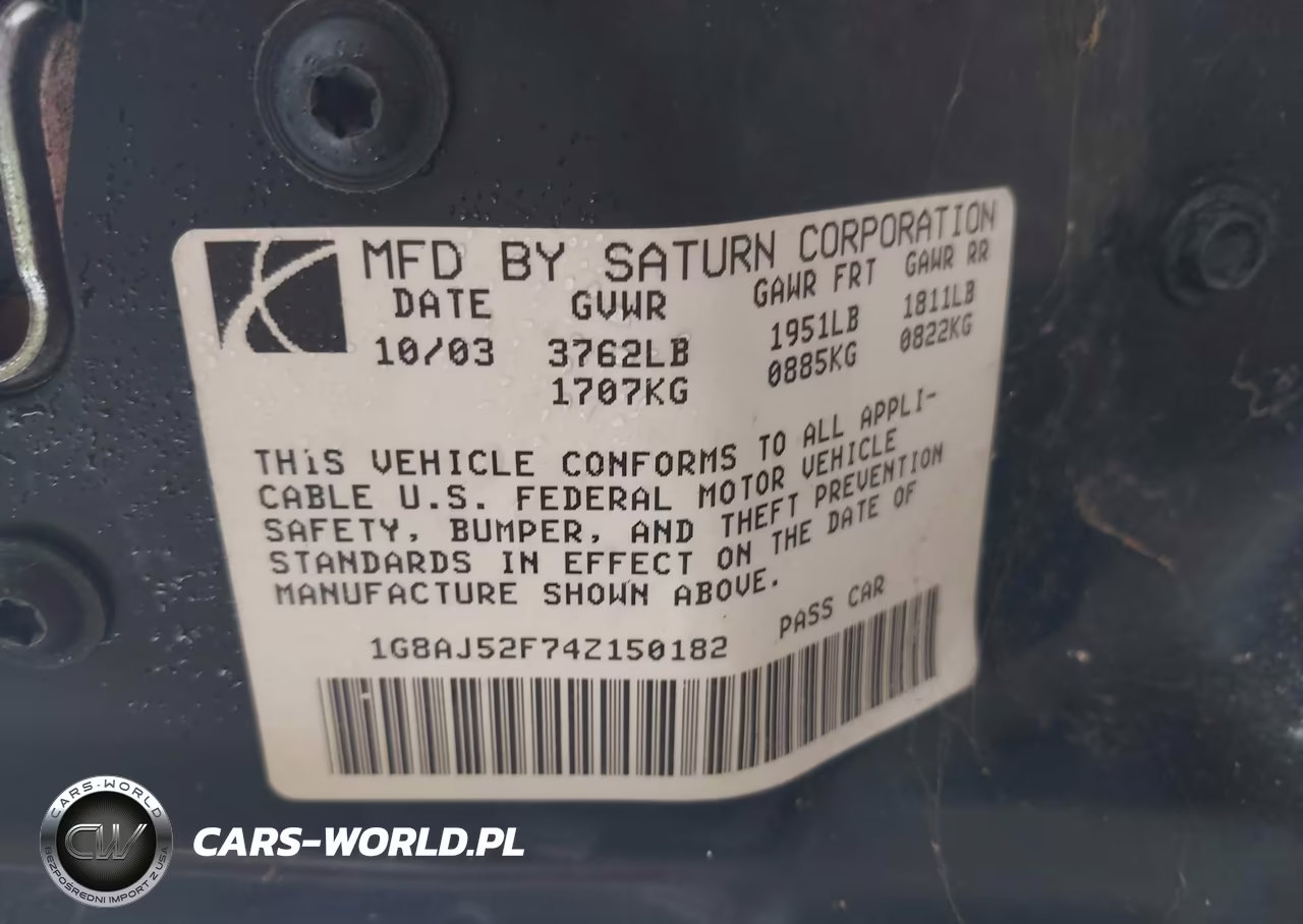 2004 Saturn Ion 2 VIN:1G8AJ52F74Z150182 - 9