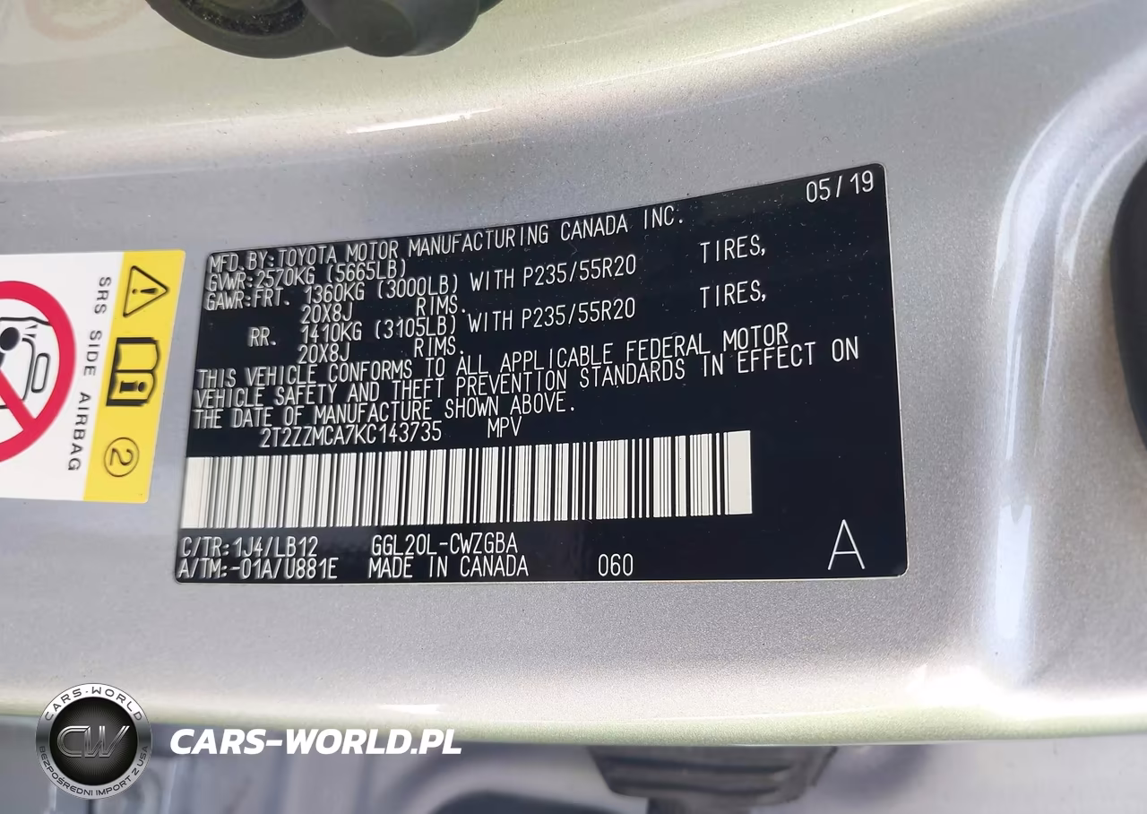 2019 Lexus Rx 350 VIN:2T2ZZMCA7KC143735 - 9