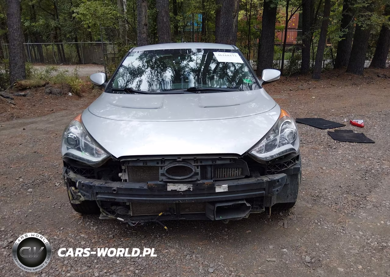 2014 Hyundai Veloster Turbo W-Blue VIN:KMHTC6AE9EU207094 - 12