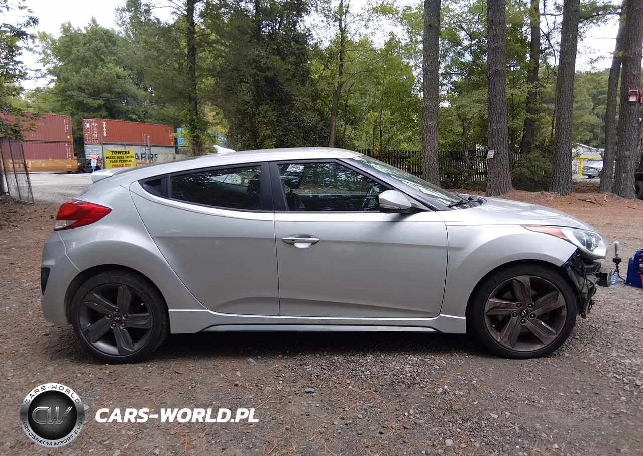 2014 Hyundai Veloster Turbo W-Blue VIN:KMHTC6AE9EU207094 - 13