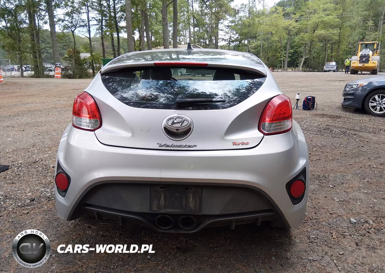 2014 Hyundai Veloster Turbo W-Blue VIN:KMHTC6AE9EU207094 - 16