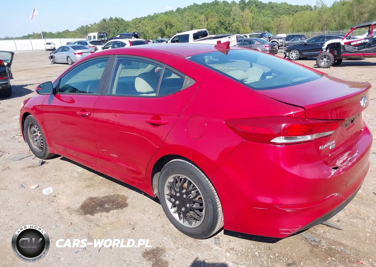 2017 Hyundai Elantra Se VIN:KMHD74LFXHU399360 - 3