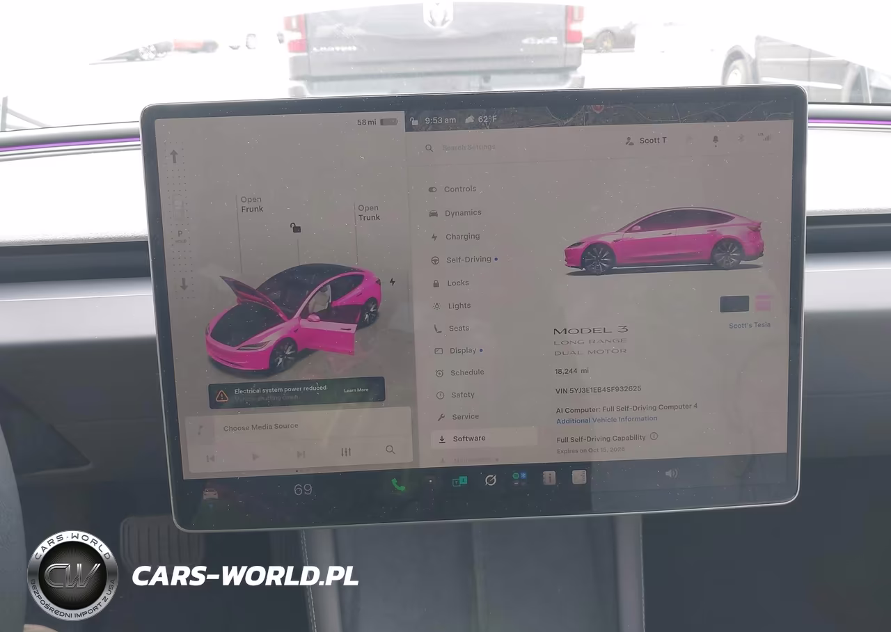 2025 Tesla Model 3 Long Range All-Wheel Drive VIN:5YJ3E1EB4SF932625 - 18