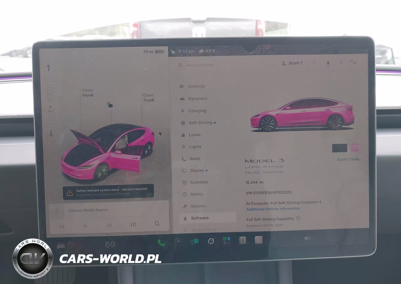 2025 Tesla Model 3 Long Range All-Wheel Drive VIN:5YJ3E1EB4SF932625 - 7
