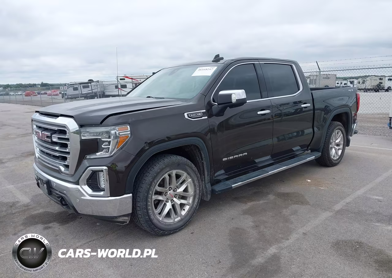 2020 GMC Sierra 1500 4Wd Short Box Slt VIN:1GTU9DED6LZ191322 - 2