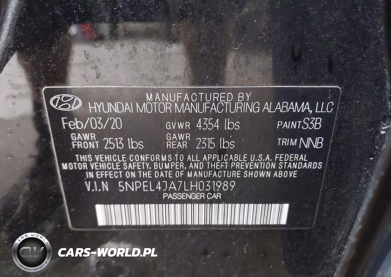 2020 Hyundai Sonata Sel VIN:5NPEL4JA7LH031989 - 9