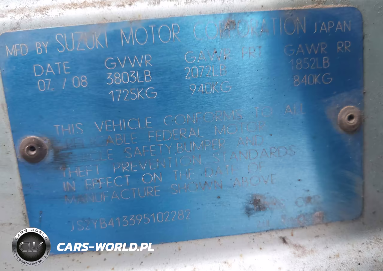 2009 Suzuki Sx4 Technology VIN:JS2YB413395102282 - 9