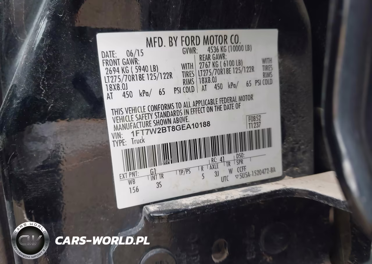 2016 Ford F-250 Xlt VIN:1FT7W2BT8GEA10188 - 9
