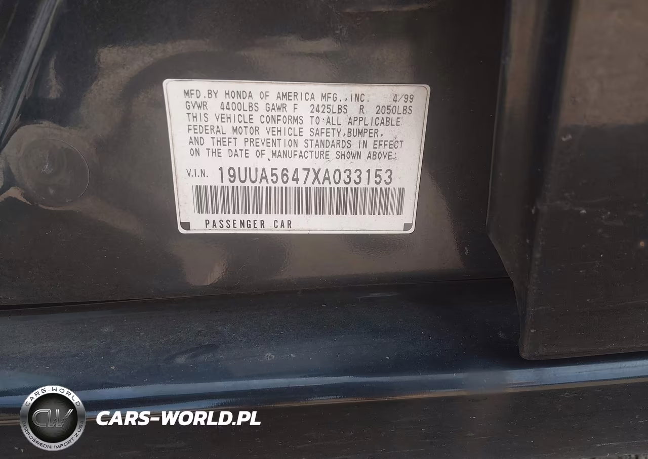 1999 Acura Tl 3.2 VIN:19UUA5647XA033153 - 9