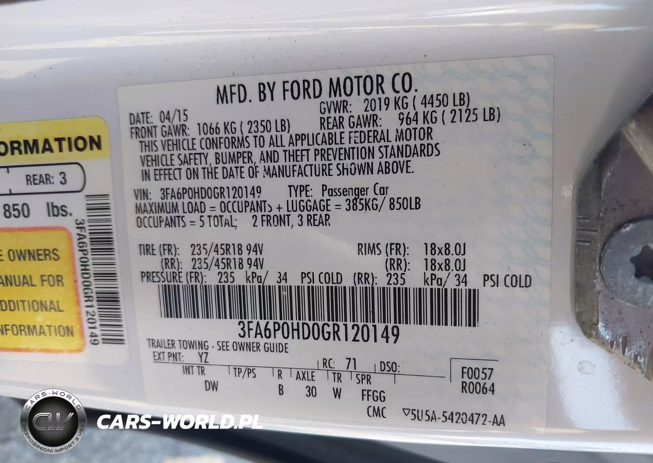 2016 Ford Fusion Se VIN:3FA6P0HD0GR120149 - 9