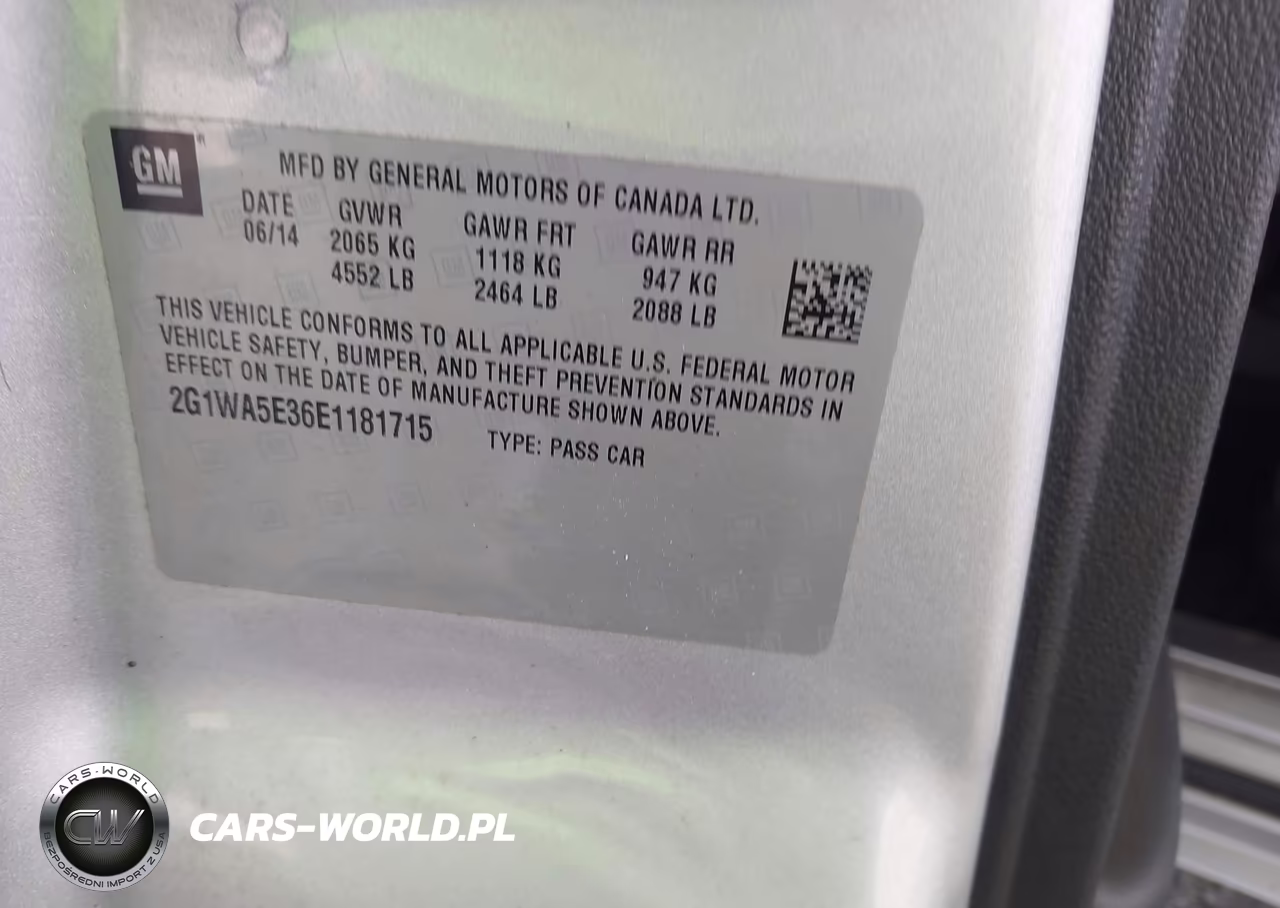 2014 Chevrolet Impala Limited Ls VIN:2G1WA5E36E1181715 - 9