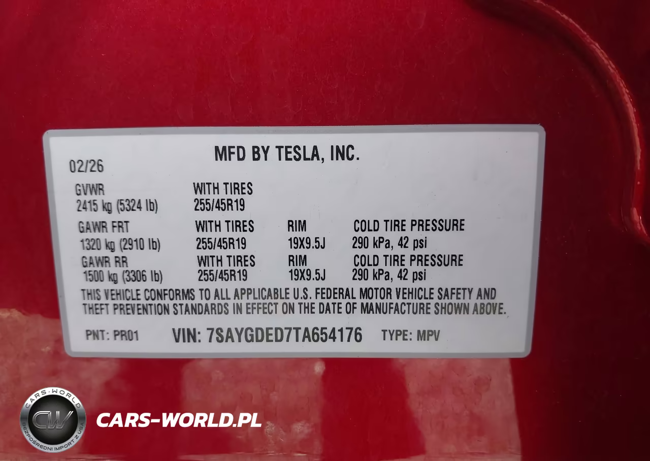 2026 Tesla Model Y Premium Rear-Wheel Drive-Rear-Wheel Drive VIN:7SAYGDED7TA654176 - 9