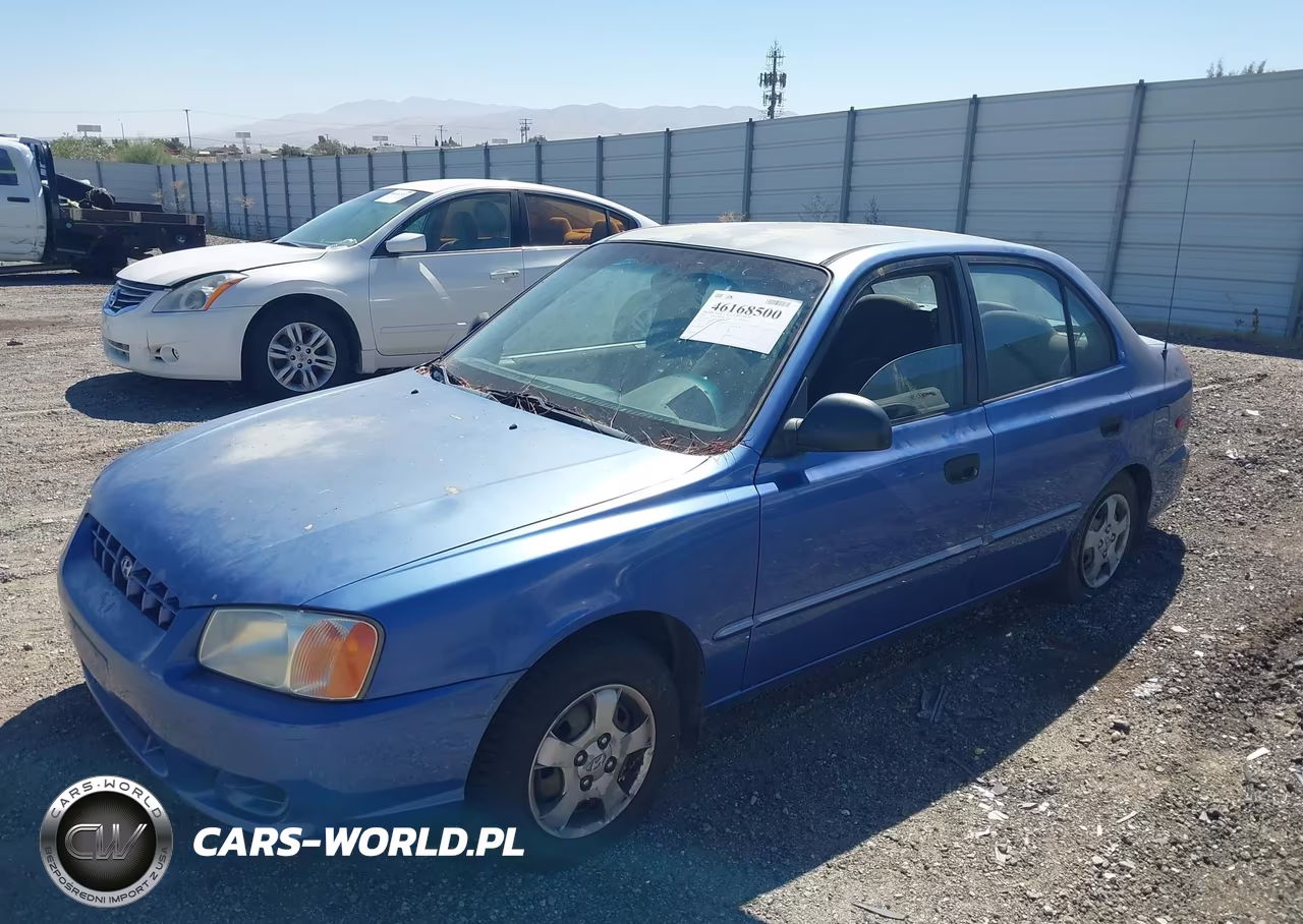 2002 Hyundai Accent Gl VIN:KMHCG45CX2U352738 - 2