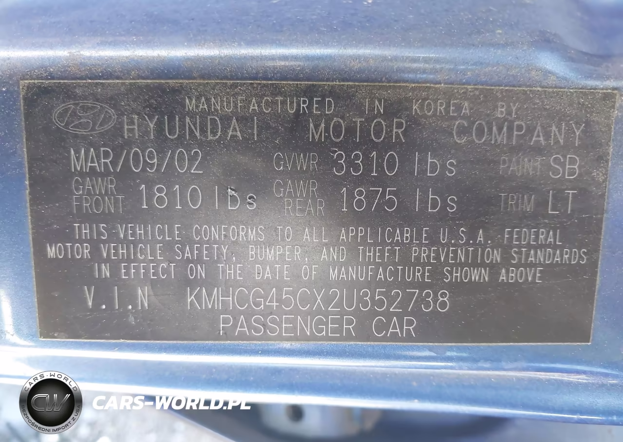 2002 Hyundai Accent Gl VIN:KMHCG45CX2U352738 - 9