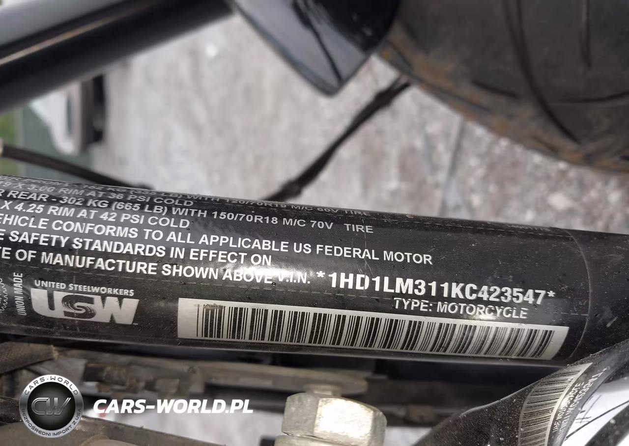 2019 Harley-Davidson Xl1200 Cx VIN:1HD1LM311KC423547 - 10