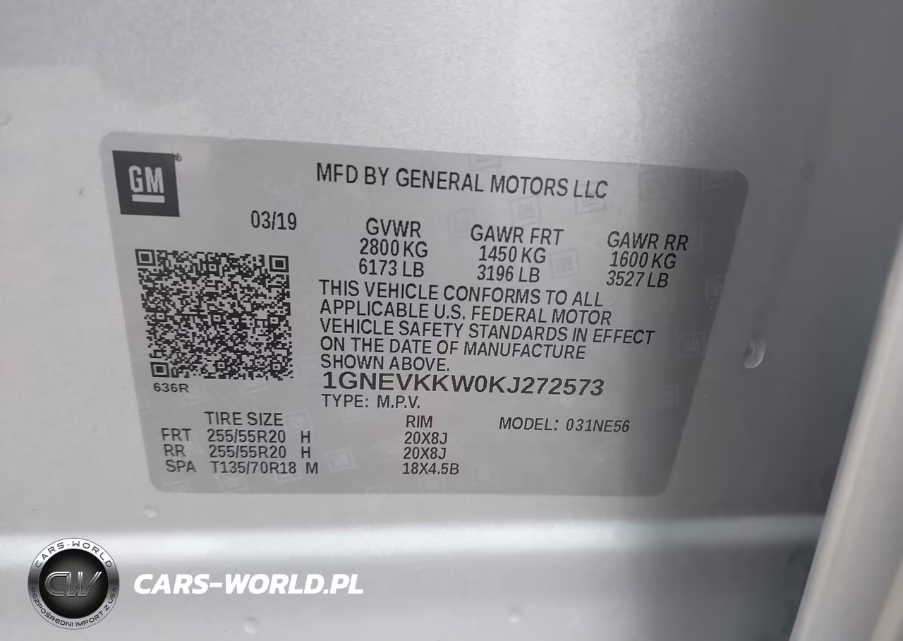 2019 Chevrolet Traverse Premier VIN:1GNEVKKW0KJ272573 - 9