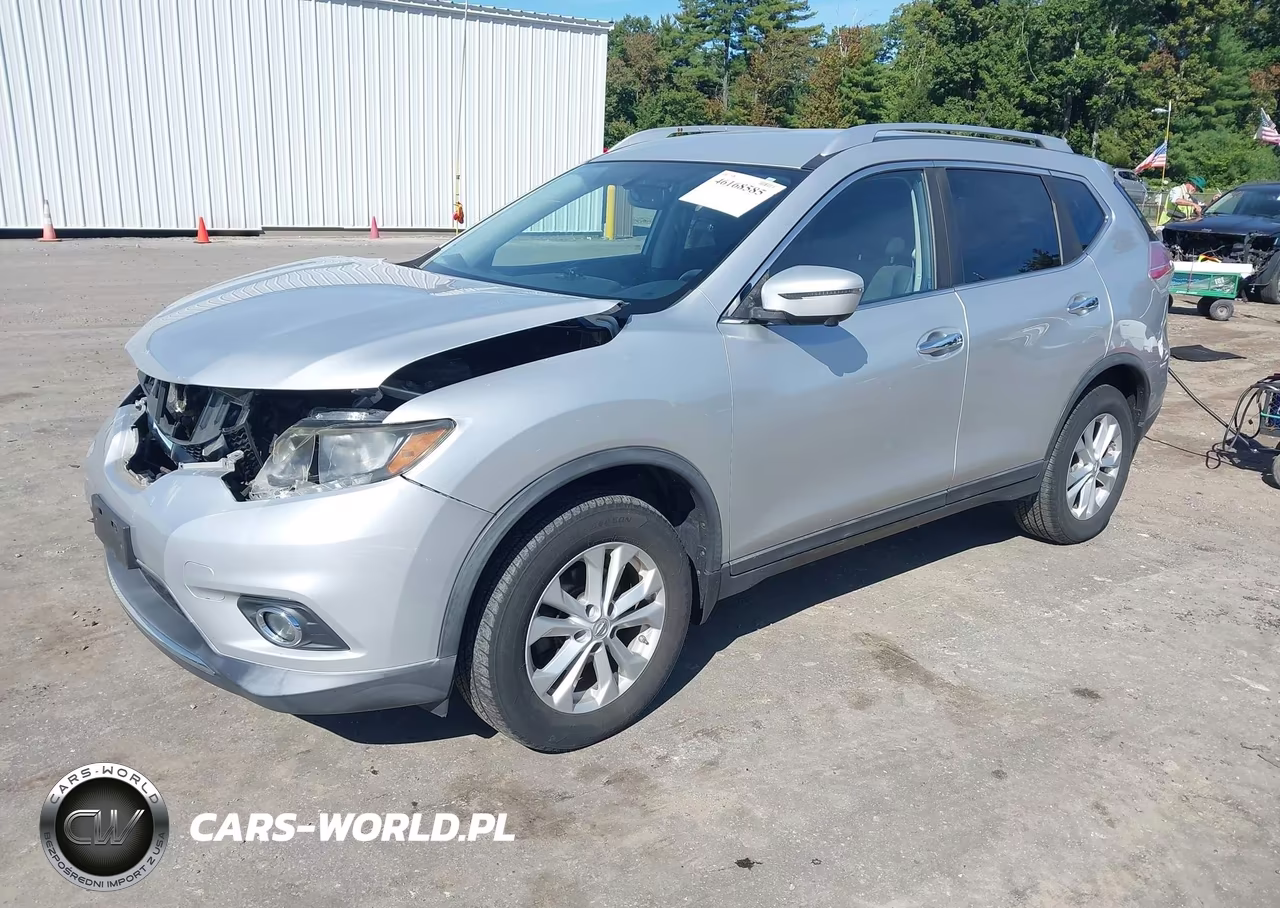 2016 Nissan Rogue Sv VIN:KNMAT2MV4GP639075 - 2