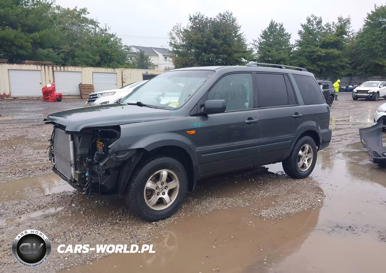 2006 Honda Pilot Ex-L VIN:2HKYF18616H518372 - 2