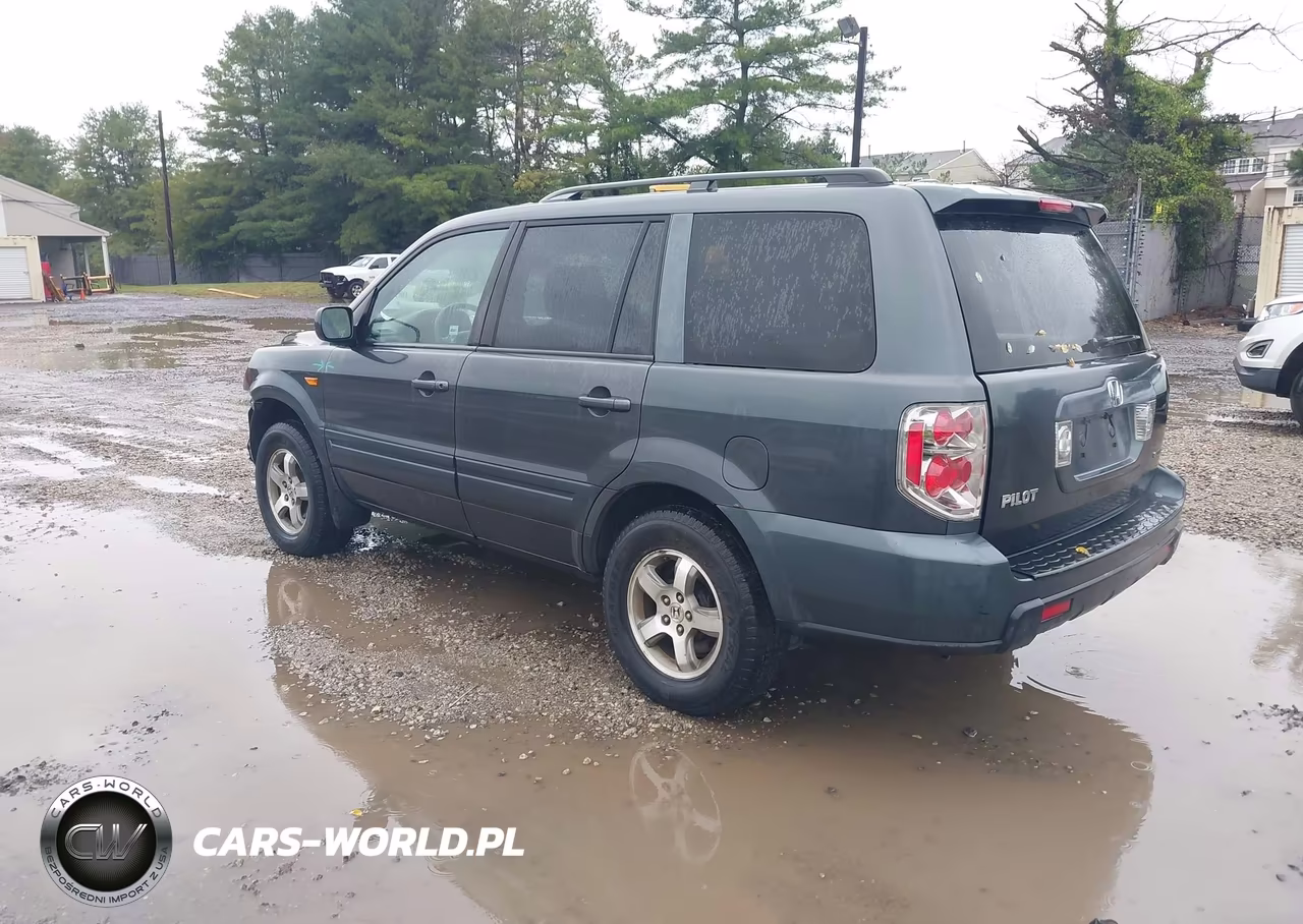 2006 Honda Pilot Ex-L VIN:2HKYF18616H518372 - 3