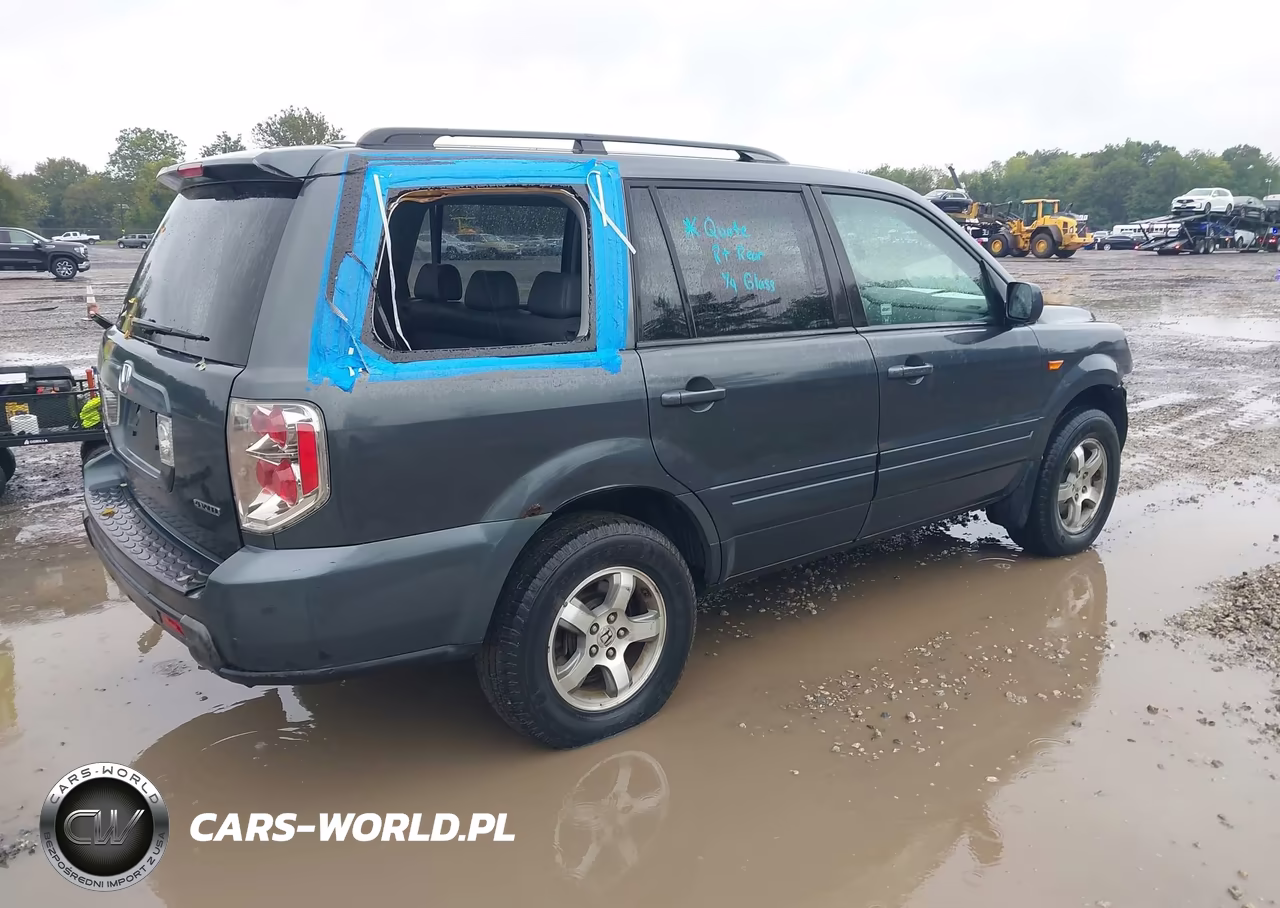 2006 Honda Pilot Ex-L VIN:2HKYF18616H518372 - 4