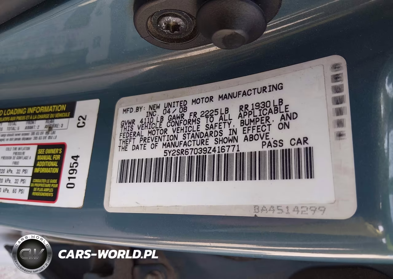 2009 Pontiac Vibe Gt VIN:5Y2SR67039Z416771 - 9