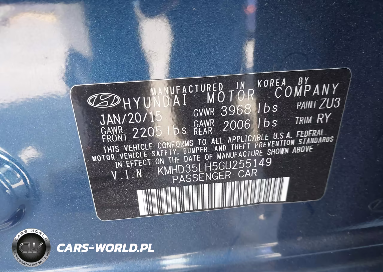 2016 Hyundai Elantra Gt VIN:KMHD35LH5GU255149 - 9