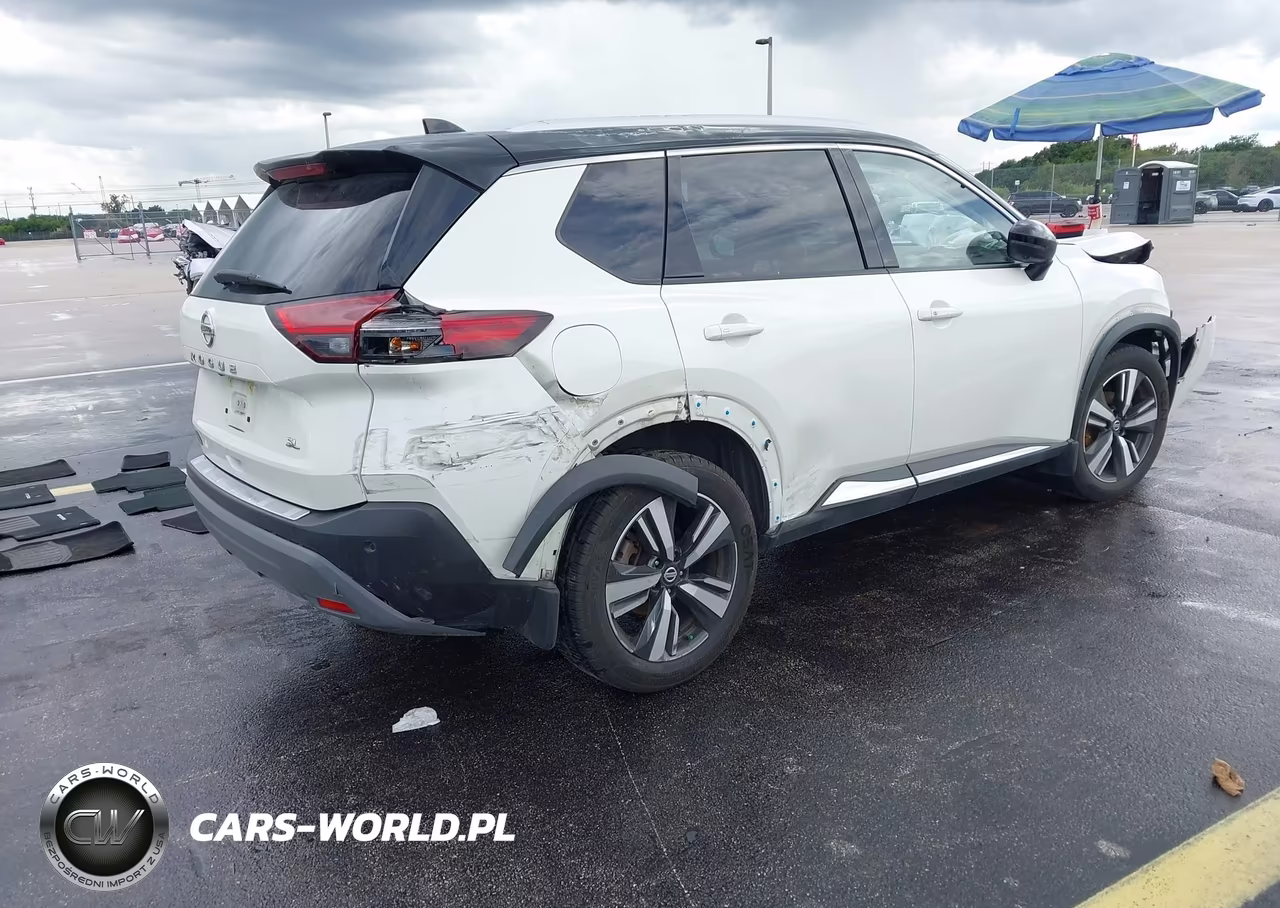 2021 Nissan Rogue Sl Fwd VIN:JN8AT3CA4MW027257 - 4