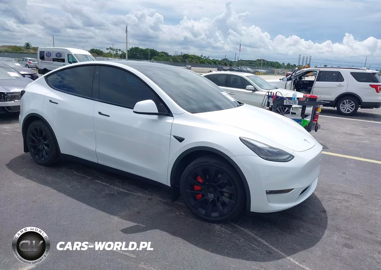 2023 Tesla Model Y Awd-Long Range Dual Motor All-Wheel Drive VIN:7SAYGDEE8PF596502 - 1