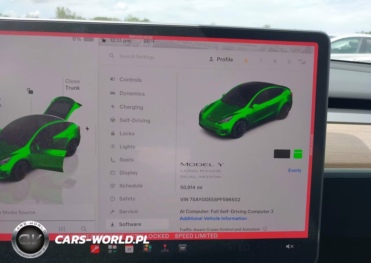 2023 Tesla Model Y Awd-Long Range Dual Motor All-Wheel Drive VIN:7SAYGDEE8PF596502 - 7