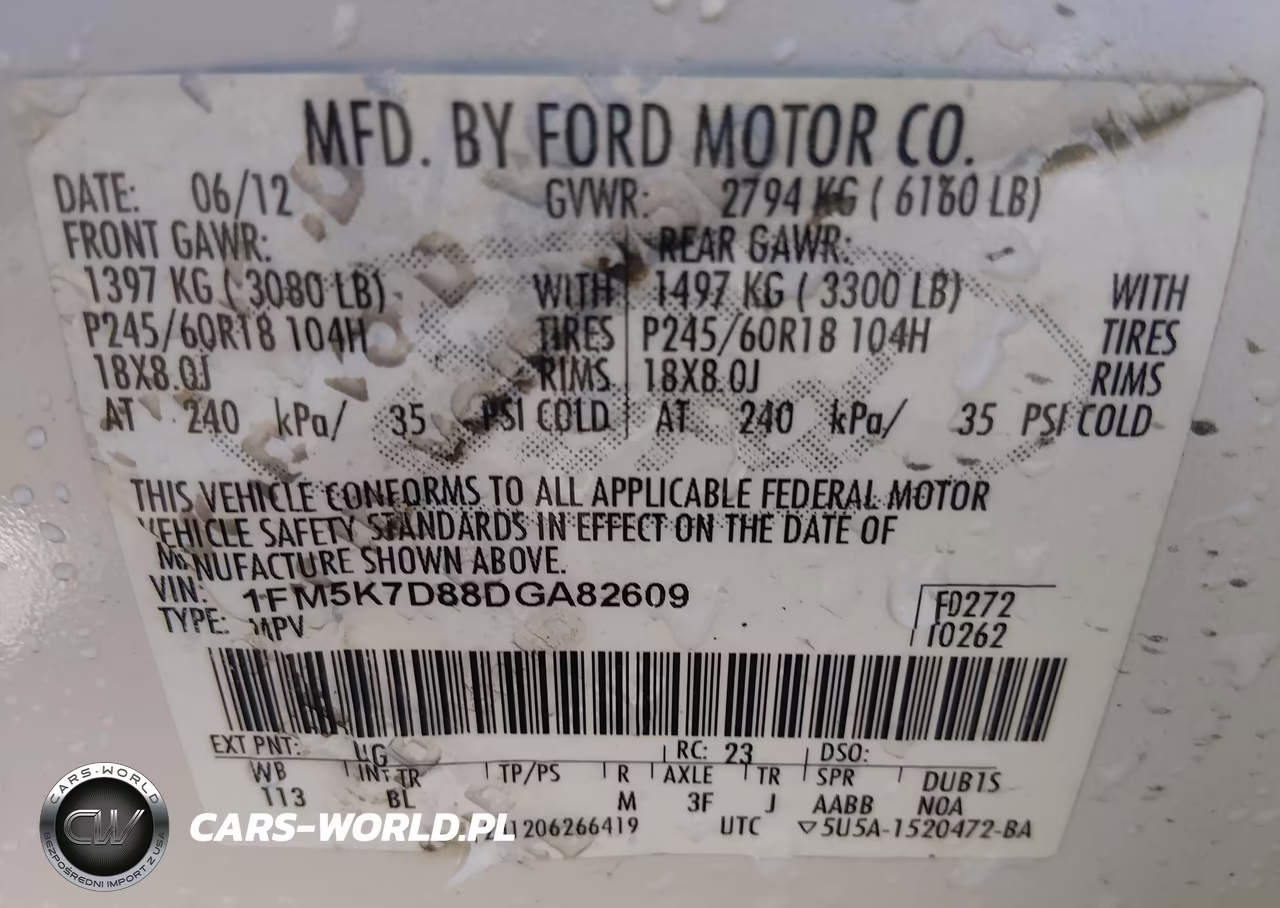 2013 Ford Explorer Xlt VIN:1FM5K7D88DGA82609 - 9