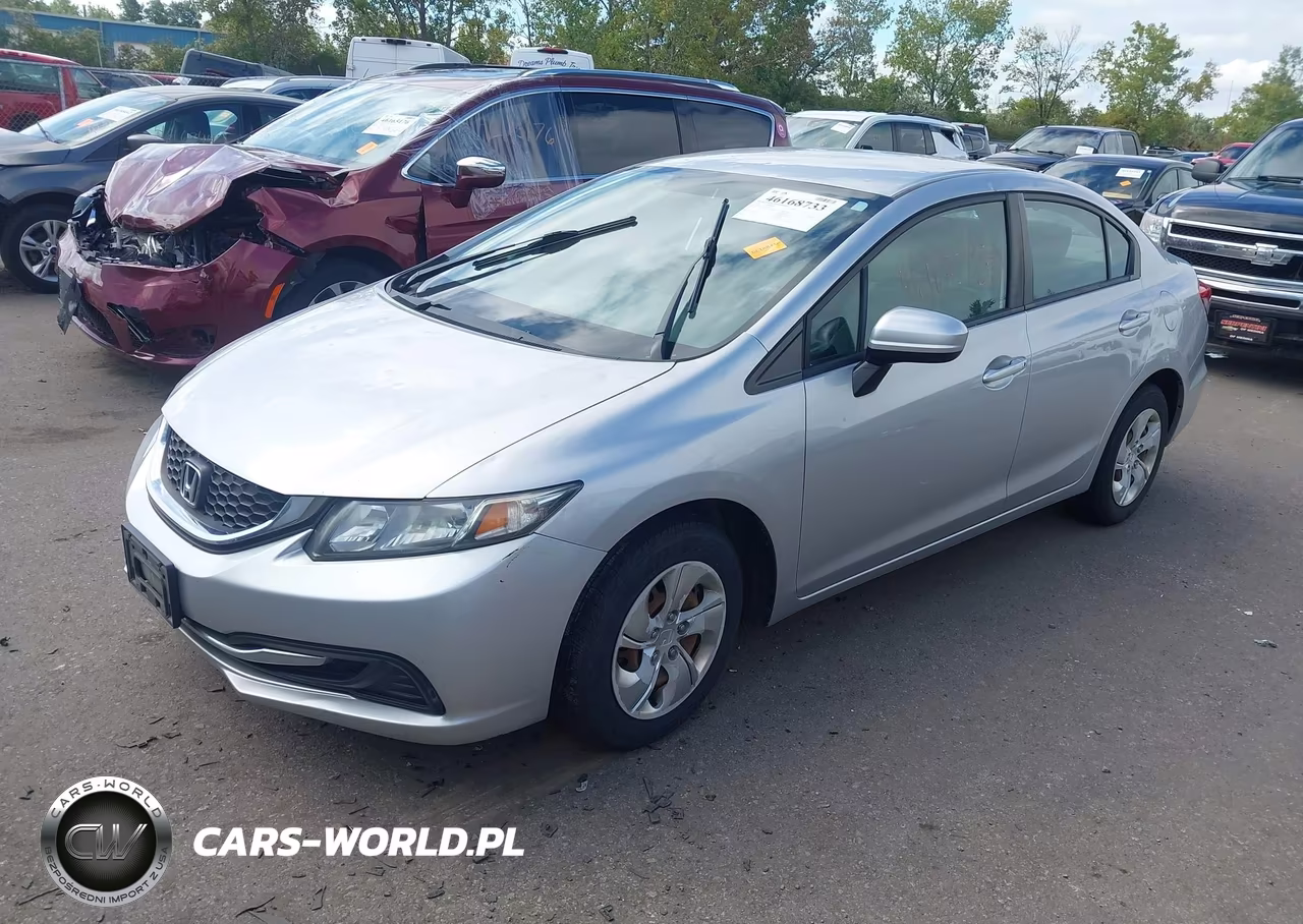 2014 Honda Civic Lx VIN:19XFB2F51EE057163 - 2