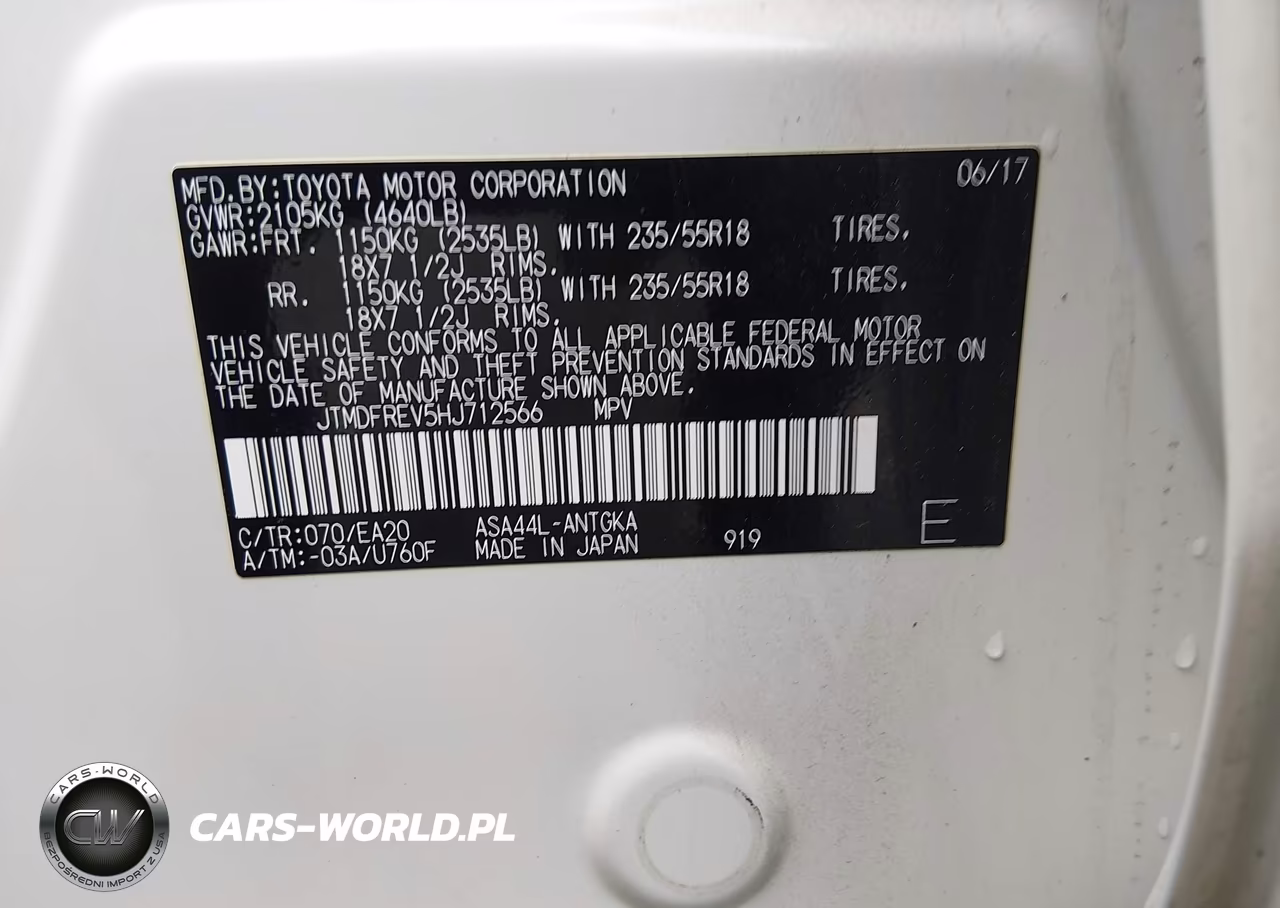 2017 Toyota Rav4 Limited VIN:JTMDFREV5HJ712566 - 9