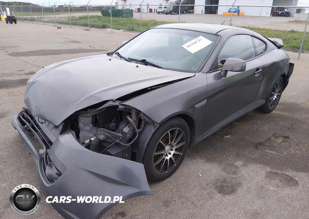 2007 Hyundai Tiburon Gs VIN:KMHHM66D67U260390 - 2