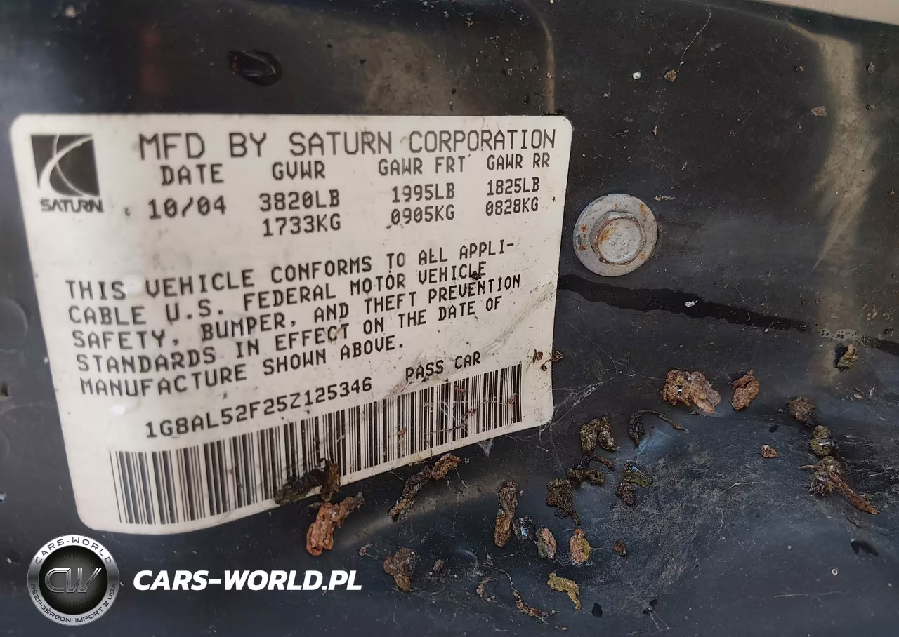 2005 Saturn Ion 3 VIN:1G8AL52F25Z125346 - 9